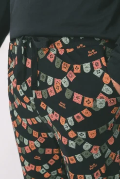 Pijama largo 100% algodón 