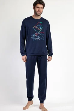 Pijama largo Donald 100% algodón para hombre