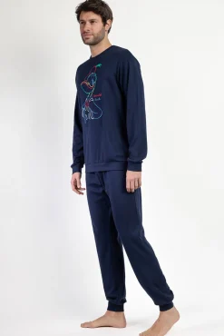 Pijama largo Donald 100% algodón para hombre