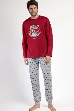 Pijama largo estampado Muppets para hombre