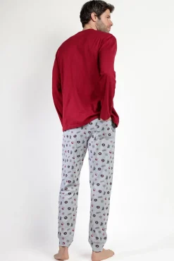 Pijama largo estampado Muppets para hombre