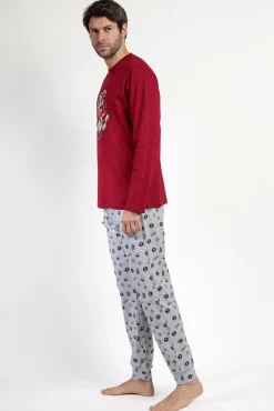 Pijama largo estampado Muppets para hombre