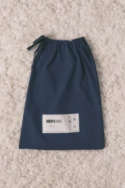 Pijama largo hombre 100% algodón azul cuadros