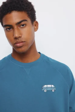 Pijama largo manga raglan pantalón coches