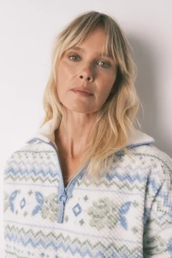 Pijama largo polar Jaquard