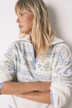 Pijama largo polar Jaquard