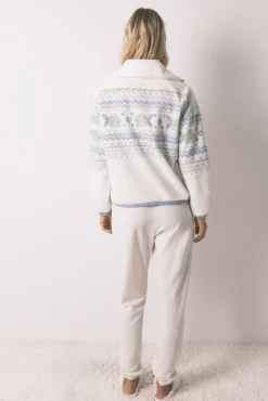 Pijama largo polar Jaquard