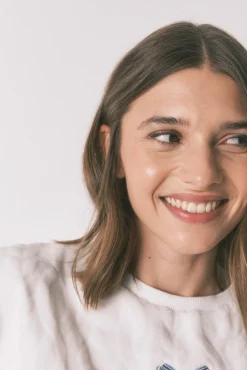 Pijama largo polar suave blanco