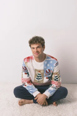 Pijama masculino Stitch tejido polar