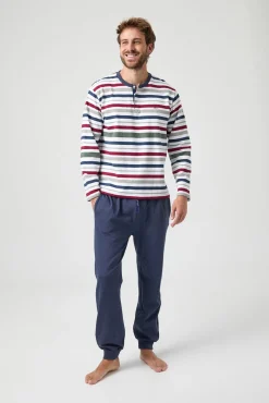 Pijama Punto Kiff Kiff Rayas Multicolor