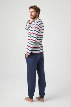 Pijama Punto Kiff Kiff Rayas Multicolor