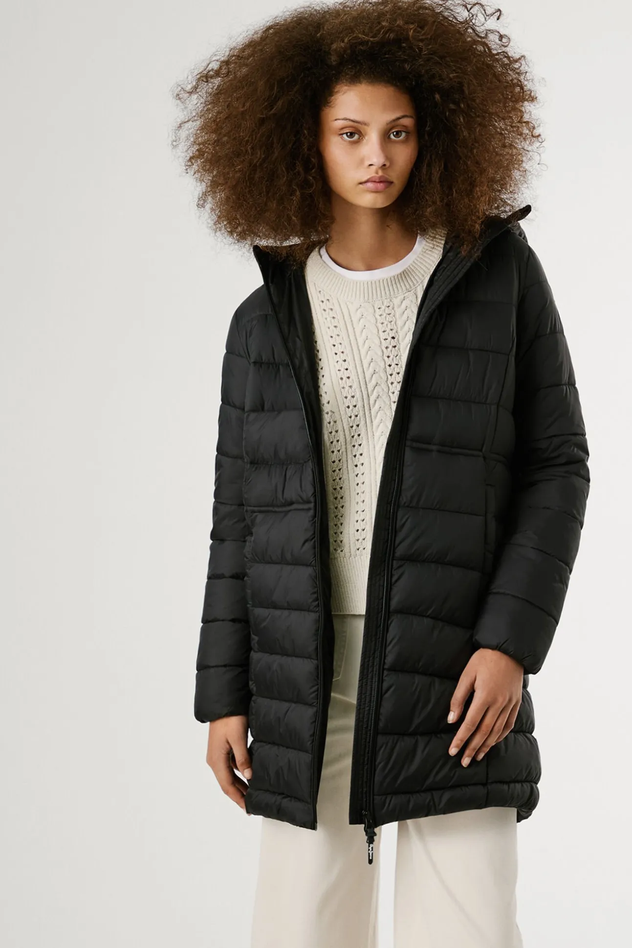 Plumífero Largo Acolchado