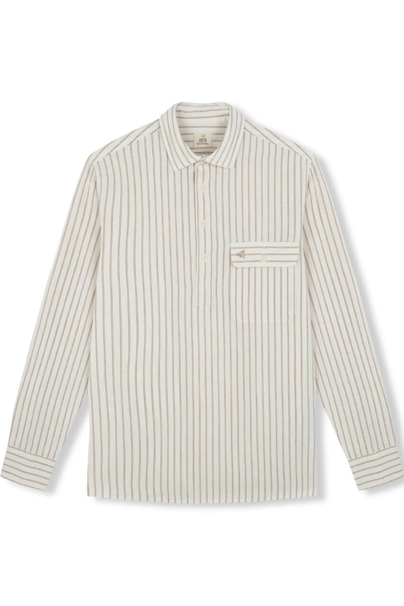 Polera de algodón con lino