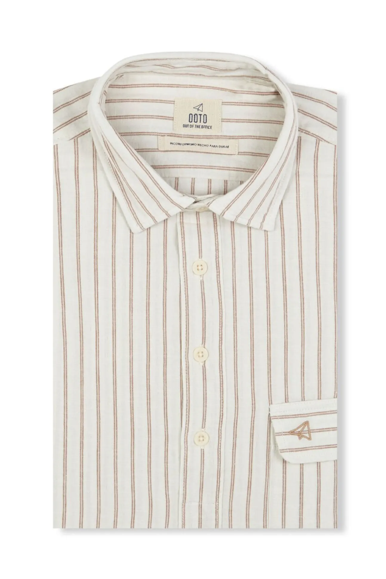 Polera de algodón con lino