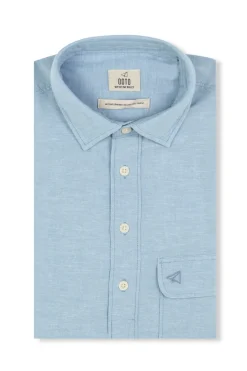 Polera de algodón con lino