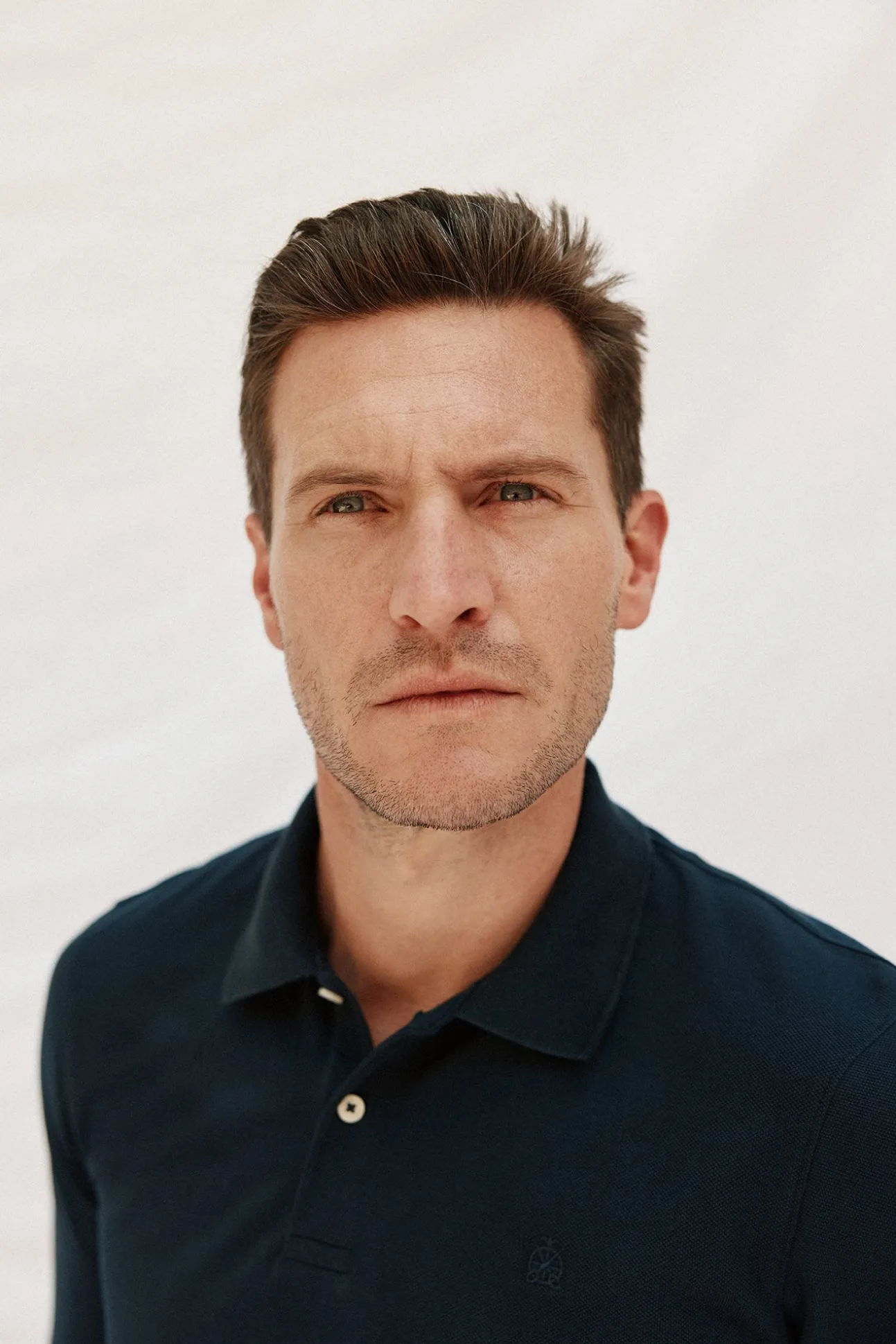 Polo básico manga larga