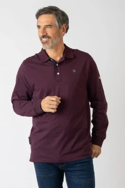 Polo básico manga larga