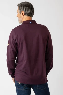 Polo básico manga larga