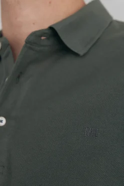 Polo básico manga larga