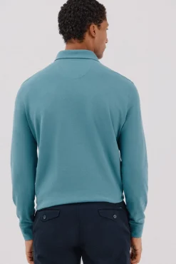 Polo básico manga larga