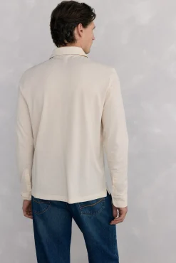 Polo básico manga larga