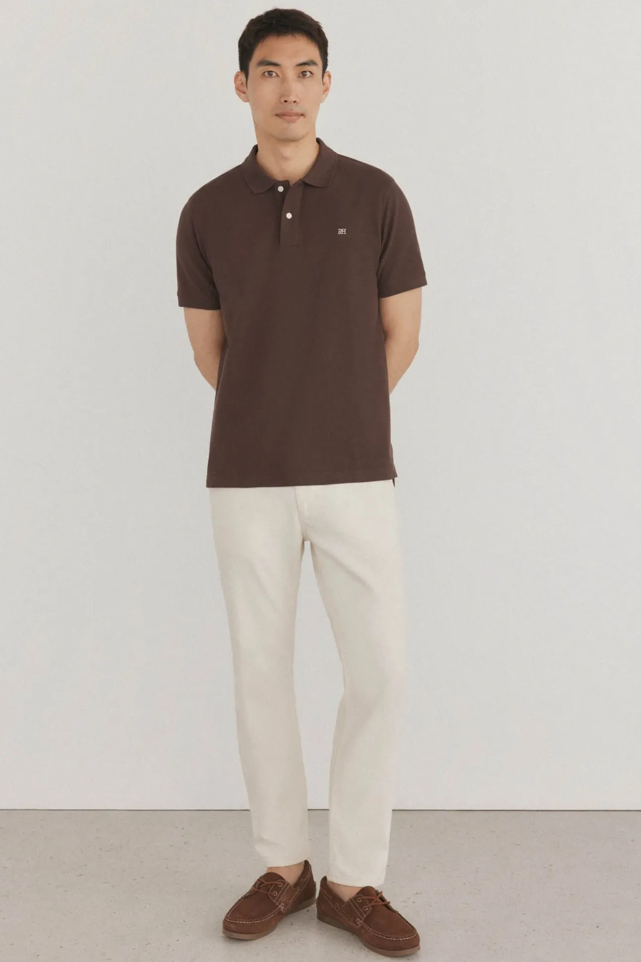 Polo básico piqué regular