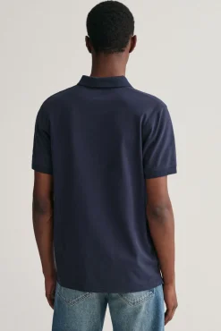 Polo de piqué en contraste