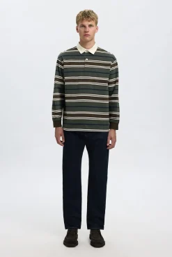 Polo estilo rugby 100% algodón orgánico.