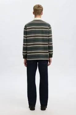 Polo estilo rugby 100% algodón orgánico.