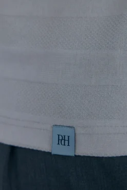 Polo estructura jacquard