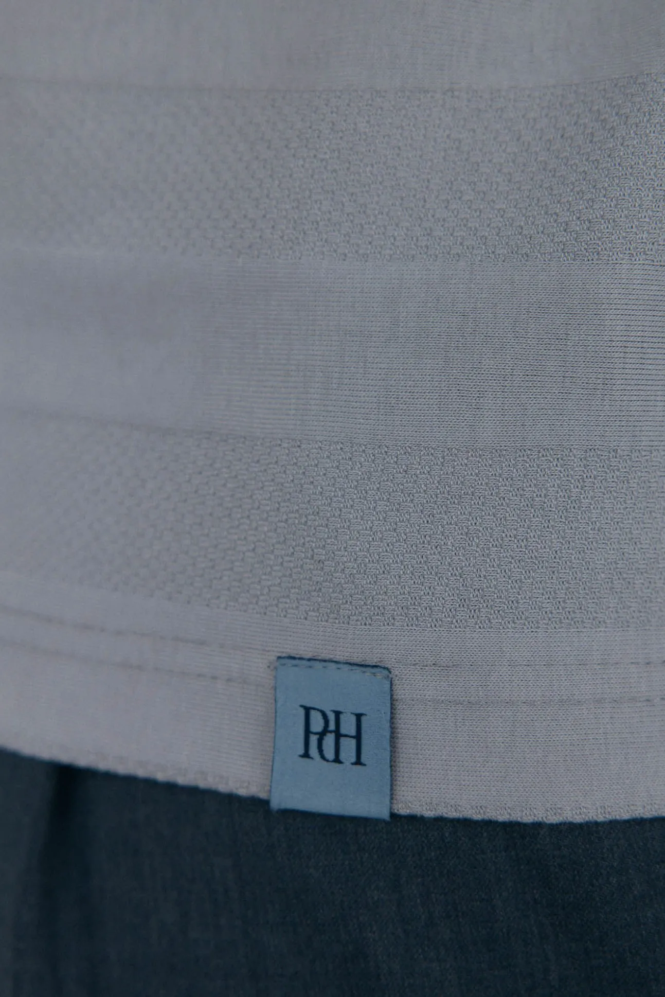 Polo estructura jacquard