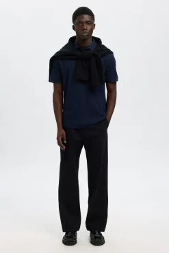 Polo Rib de manga corta Regular Fit.