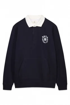 Polo rugby manga larga