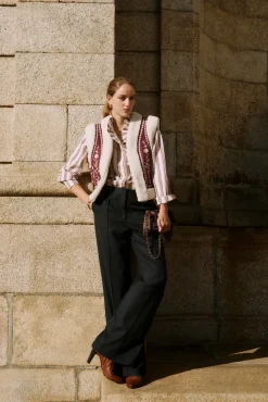 Poppy. Pantalón recto