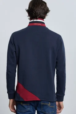 Rugby Valecuatro escudo azul marino