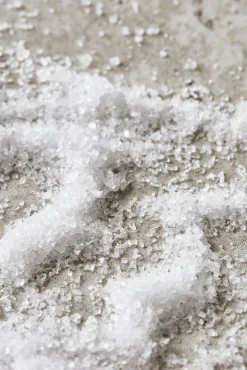 Sal marina para cuidado de pies