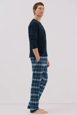 Set de pijama punto y tela