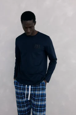 Set de pijama punto y tela