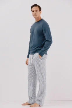 Set de pijama punto y tela