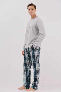 Set de pijama punto y tela