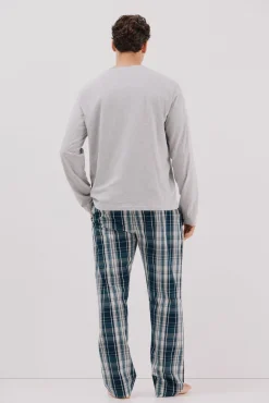 Set de pijama punto y tela