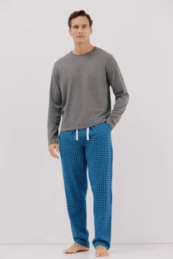 Set de pijama punto y tela