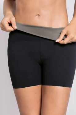 Short de control moderado aspecto invisible con fajón antideslizante