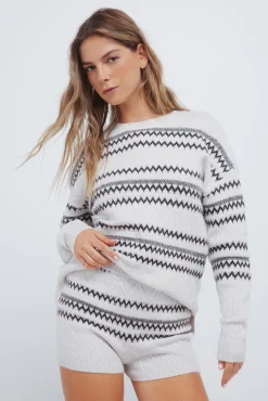 Shorts punto jacquard