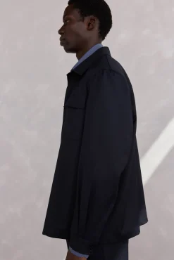 Sobrecamisa traje lana