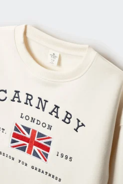 Sudadera bandera UK niña