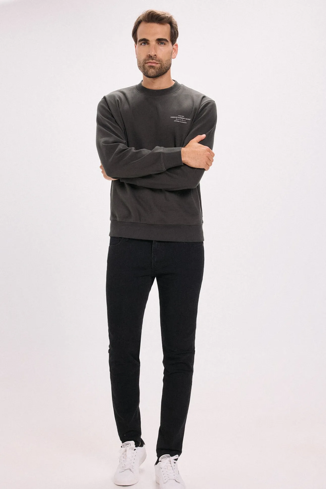 Sudadera básica estampado