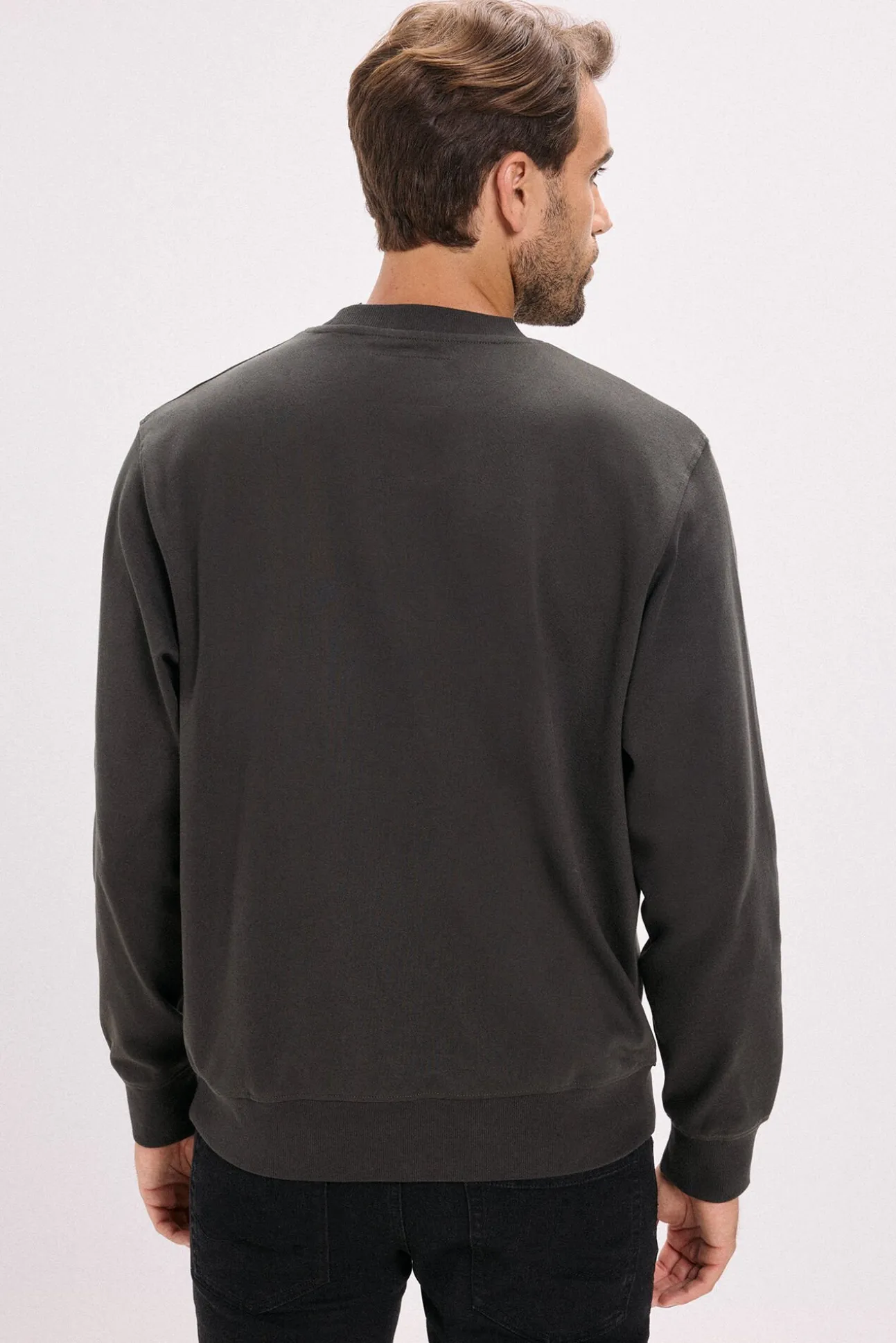 Sudadera básica estampado