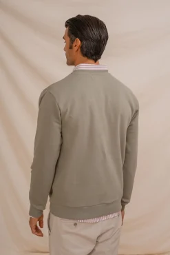 Sudadera con bordado frontal