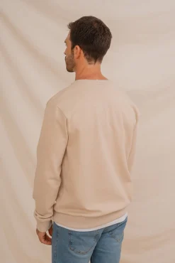 Sudadera con bordado frontal